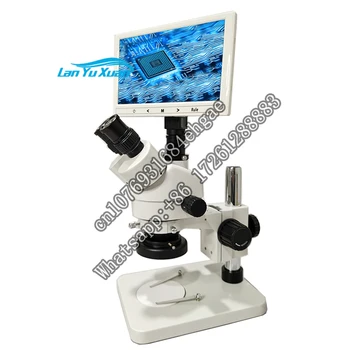 промишлен видеомикроскоп/стерео микроскоп/Стереомикроскоп с увеличаване на тринокулярным