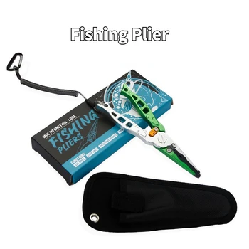 Риболовни клещи риболов линия от вольфрамовой стомана с дълго гърло и Стръв на Куката, с отворена линия Многофункционален Инструмент Клещи Риболовни уреди