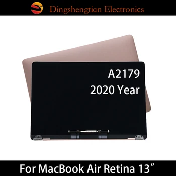 Нова смяна за MacBook Air Space сив или сребрист, златист цвят A2179 LCD дисплей Retina 100% A + 2020 година на издаване