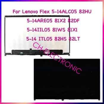14-Инчов IPS FHD LCD екран със Сензорен панел В събирането На Lenovo Flex 5-14ALC05 82HU 5-14ARE05 81X2 82DF 5-14IIL05 81WS 81X1