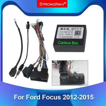 Радиото в автомобила ISO адаптер 16-пинов кабел за превключване за Ford Focus 2012-2015 захранващ кабел адаптер canbus box Теглене на кабели