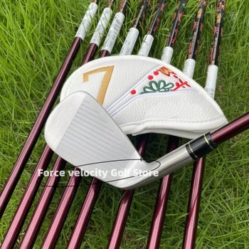 Нови дамски стика за голф Beres S-08, набор от ютии за голф 4 звезди, 5-11 бр., 9 бр., ютии за стикове, графит прът L Flex и прическа