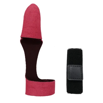 2 елемента покривала за удочек, защита ръкавици за въдици + лента за връзване на вратовръзка (червен)