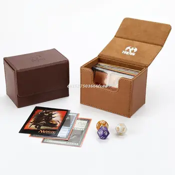 Кутия за карти Таро, настолна игра, държач за карти, калъф за карти Таро, изкуствена Кожа, контейнер за събиране на