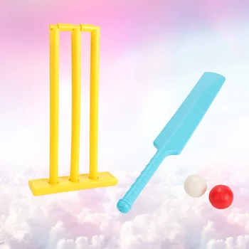 Комплект за игра на крикет за деца, плажен крикет, определени за спортна игра на крикет, игри определени за семейния спорт игра в задния двор )