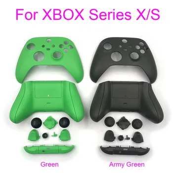 За Xbox Series X S Подмяна на корпуса на контролера Предната делото с комплект бутони за стартиране на ABXY LB РБ