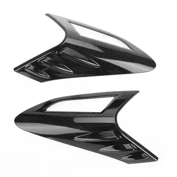 4шт Тампон на задния капак на фенера в стила на въглеродни влакна за Toyota CHR Light Decoration Cover аксесоари за автомобили