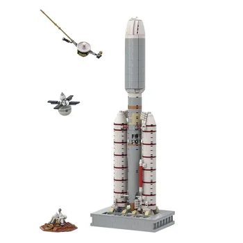 Кентавър 1:110 Космически Строителни Блокове, Тухли Градски Високотехнологичен MOC-61281 Модел DIY Играчки Космическа Ракета За Деца, Момчета, Подаръци За Рожден Ден