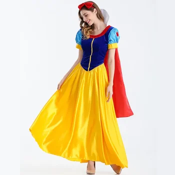 Възрастен cosplay плюс размери, рокля на принцеса за момичета, женски костюм принцеса от анимационен филм 