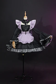 Красив нов костюм Марин Китагавы за cosplay, рокля на прислужница в стил Лолита