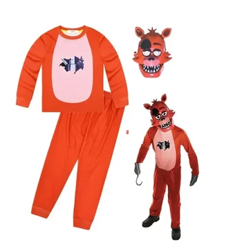 Детски костюм за Хелоуин за Five Nights Freddyed Гащеризон Cosplay Кошмар Бони С Дълги ръкави Коледни Подаръчни Комплекти с Дълъг ръкав