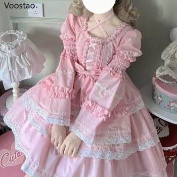 Женствена рокля японска сладка Лолита