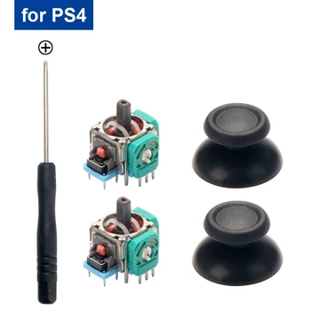 10шт 3D Аналогов джойстик, модул сензор, потенциометър, дръжка за палеца, резервни части за ремонт на контролер на Sony PlayStation 4 PS4 Pro