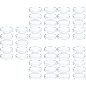 50 бр Чаши Петри от растителни тъканни клетки с капак Лабораторно оборудване и Аксесоари