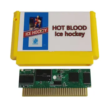Семеен компютър HOT BLOOD ice hockey Игри касета ФК Famicom NES 60-пинов Ретро конзола