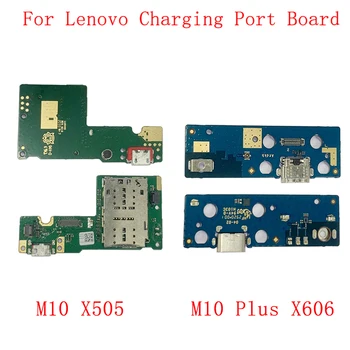 Оригинален USB Порт за Зареждане Конектор Заплата Гъвкав Кабел За Lenovo M10 X505 M10 Plus X606 резервни Части За Ремонт на Зарядно устройство Конектор
