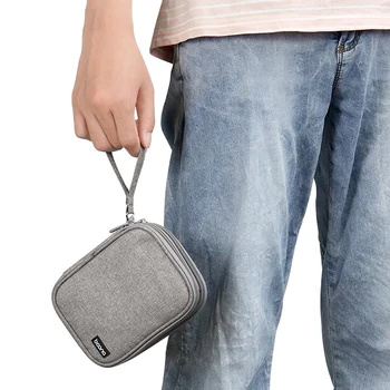 Чанта за съхранение на твърдия диск за Носене Преносима чанта за твърдия диск, Многофункционална чанта за съхранение на Здрава и стилна чанта за съхранение с голям капацитет