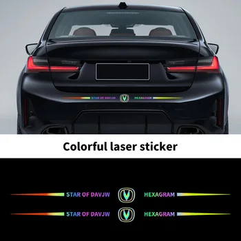 Творчески Светлоотразителни Лазерни Автомобилни Стикери За Декорация на Купето на Автомобила, Етикети За Changan CS75 CS35 CS15 CS95 RAETON CX70 CS55 EADO CX20 CS