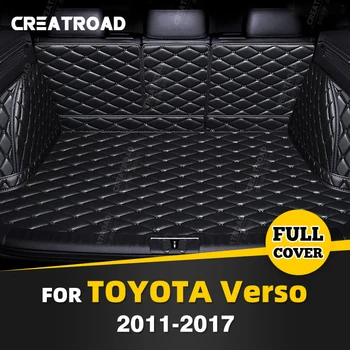 Автоматично Подложка За Багажника С Пълно Покритие За Toyota VERSO 5-Seat 2011-2017 12 13 14 15 16, Авто Подложка За Багажника, Аксесоари За Защита на Купето