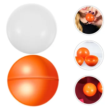 50шт лотарийни топки Лотарийни топки на Кръгли топки Пластмаса отварящи Се игри топки Подпори