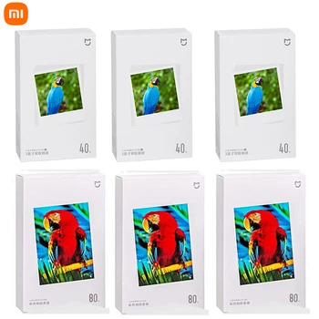 Оригинална Хартия За Фотопринтер Xiaomi 3 Инчов/6 Инча За Фотопринтер Xiaomi Mijia/Принтер Xiaomi 1S С Цветен Снимков Покритие