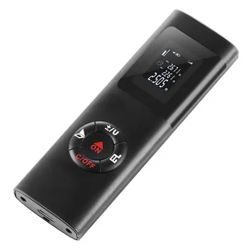 1 бр. мини-инфрачервен лазерен далекомер USB порт за зареждане, машина за висока точност инфрачервен измервателен уред