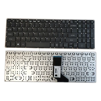 Новата американска клавиатура за лаптоп Acer Aspire E5-573, черна клавиатура с подсветка, оригинални TDH8639
