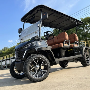 Луксозен Нов дизайн, Луксозна количка за голф, най-бързата 4-дължината на Електрическата количка за голф с една литиева батерия, 2-местен Малък клуб автомобил
