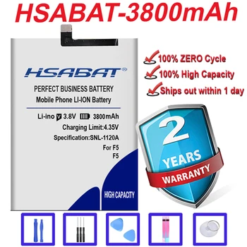 Литиево-йонна полимерна батерия HSABAT 3800 ма за DOOGEE F5