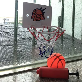 Баскетболно плака Кутия набор от Backboard Обръч Мини Детска спортна игра с топка, за спорт на открито, Спортни украса