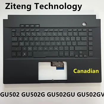 Нова Канадска клавиатура за лаптоп ASUS ROG GU502 GU502G GU502GU GU502GV черна клавиатура C подсветка C капак