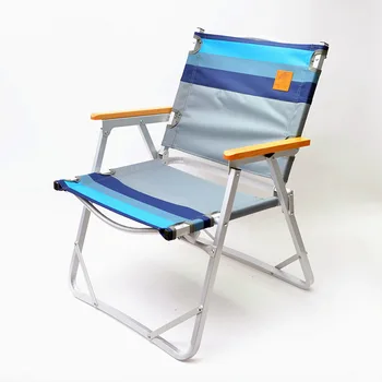 Лек стол за риболов от алуминиева сплав, преносим платно стол за плажната риболов, сгъваем стол за барбекю, риболов, къмпинг