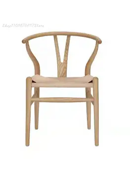 Y Стол, стол за Хранене от масивно дърво в скандинавски стил, Китайски стол с облегалка Вагнер, през Цялата стол, Сплетен списание за чайната стая, Изучаване на китайски език в семейството