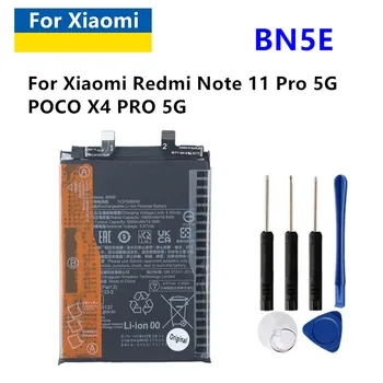 Оригинален Нов висок Клас Батерия 5000 ма BN5E За Xiaomi Redmi Note 11 Pro 5G/ POCO PRO X4 5G Батерии За Мобилни Телефони + Инструменти