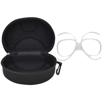 1 Комплект точки-адаптери за очила от късогледство, рамки за ски очила с предавателна кутия, адаптор за очила, аксесоари за ски