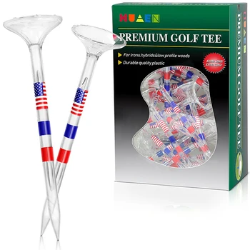 50шт Тениски за голф Намаляват триенето и страничното въртене Прозрачен държач на топка за голф, за Многократна употреба за предотвратяване на занасяне симулатори за голф Big Cup