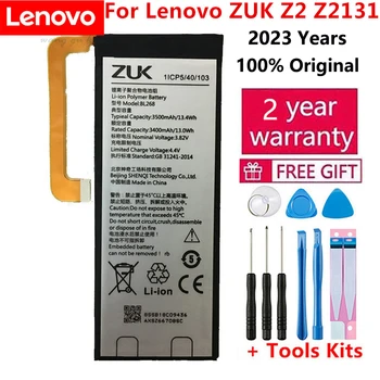 Прием на 2023 г., 100% чисто Нов Оригинален Истински Батерия 3500 mah BL268 с лепилен стикер За Lenovo ZUK Z2 Z2131 + Подарък Инструменти + Стикери
