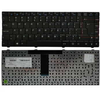 Нова клавиатура за лаптопа в САЩ за CLEVO W84 W840T M4121 W840 W830 W84T0 Английската версия на ЧЕРНА Подмяна на mp-07G33US-430