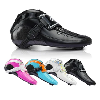 Обувки за скоростно каране 2023 VARRUN Boot Up Обувки за ролери, с покрив от въглеродни влакна Обувки за професионална състезателна ски с патинами