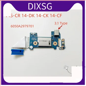 Оригинал за лаптоп Hp 14Т-CR 14-DK 14-CK 14-CF USB 3.1 Type C Card Reader горивна Такса L24483-001 6050A2979701 100% Тестван По реда