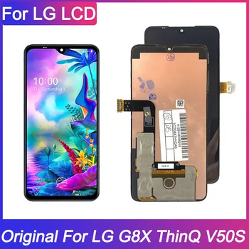 LCD дисплей За LG G8X ThinQ V50S LMG850EMW/LM-G850/LM-V510N Подмяна на Дигитайзер с Докосване на Екрана В събирането на