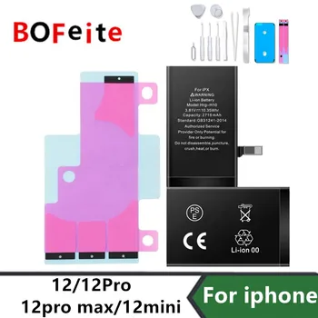 Батерия BoFeite за Apple iPhone 12 12mini 12pro 12pro max Взаимозаменяеми батерия за мобилен телефон с високо качество 0 цикли