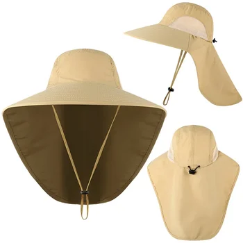 Летните Слънчеви шапки с защита от uv, Шапка за лов и риболов на открито за мъже и жени, Походный козирка за къмпинг, панама, Рибарска шапка