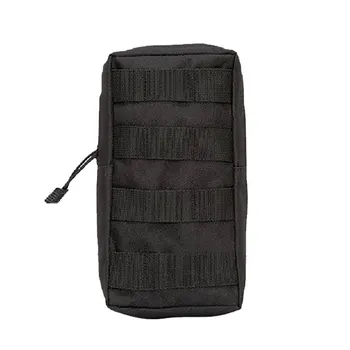Градинска тактическа поясная чанта Molle 1000D Oxford Black, военна поясная чанта за съхранение, ловна раница, планина за тактическа жилетка