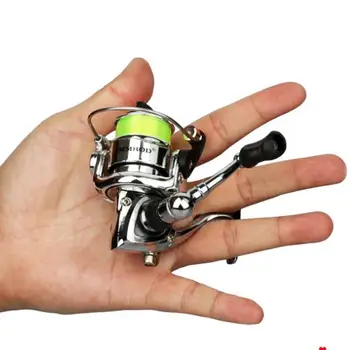 Високоскоростен спиннинговая риболовна макара Mini 2 + 1 с шарикоподшипниками за лява и дясна ръка