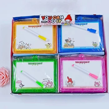 Sanrio Скъпа Мультяшная дъска за рисуване, Стираемая дъска за графити, обяви, Детски подаръци, Канцеларски материали на Едро