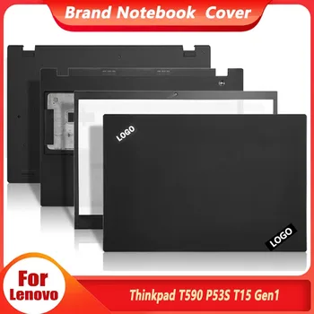 НОВ Оригинален LCD Дисплей За лаптоп Lenovo Thinkpad T590 P53S T15 Gen1 Делото на Предната Линия Поставка За Ръце Долен Корпус 15,6 Инча T590