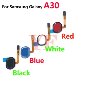 За Samsung Galaxy A30 A305F A40 A405F A60 A605F Четец на Пръстови отпечатъци Touch ID Сензор Клавиш за Връщане у Дома Бутон Гъвкав Кабел