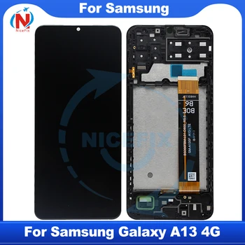 За Samsung Galaxy A13 4G LCD дисплей е Сензорен екран за Samsung A13 резервни части за LCD дисплея с цифров преобразувател