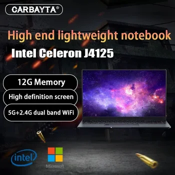 Win 11 Pro Intel Celeron J4125 15,6 Инча Windows11 Pro 1920 * 1080 Игра Офис лаптоп 12 GB ОПЕРАТИВНА памет 512 GB / 1 TB SSD Windows 10 Бележника